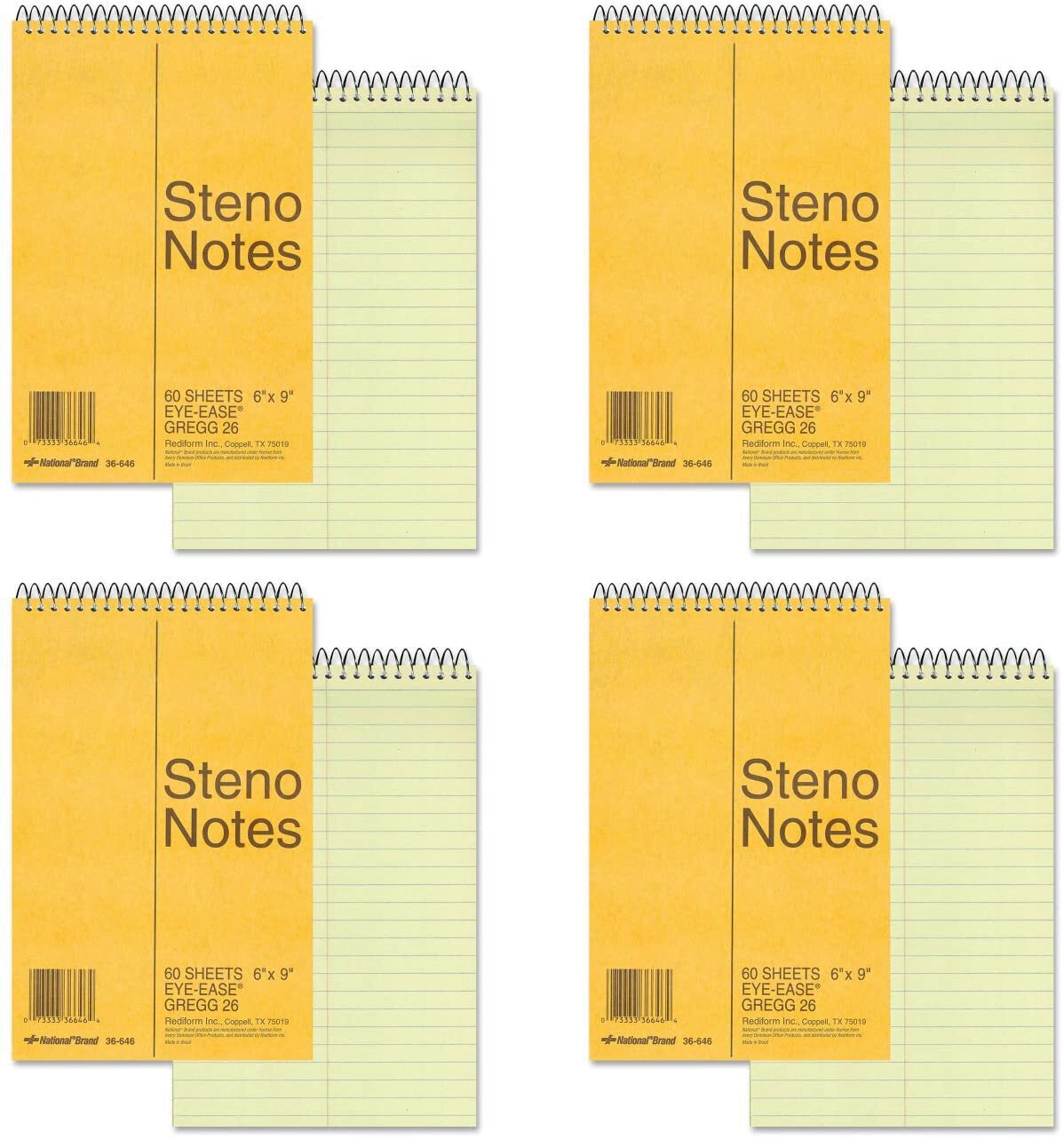 National Brand Steno Notes