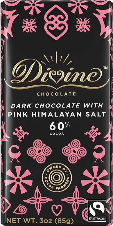 Divine Chocolate with Pink Himalayan Salt