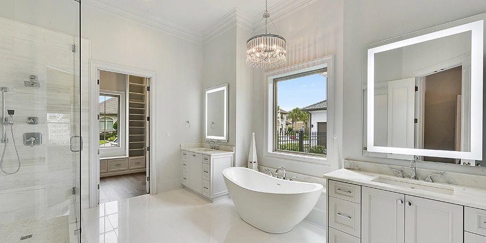 Mirrors & Marble Lighted Vanity Mirror