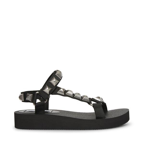 Steve Madden Henley-S Black Sandal