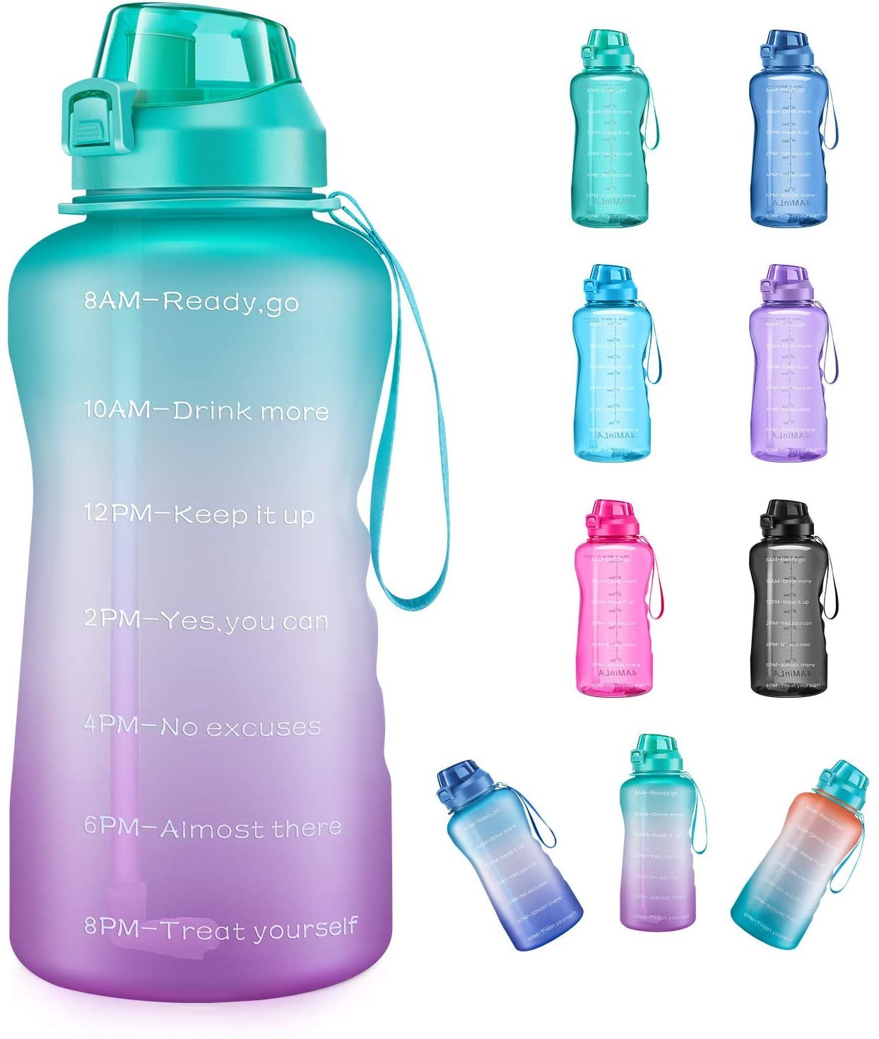 Giotto Gallon Motivational Water Bottle