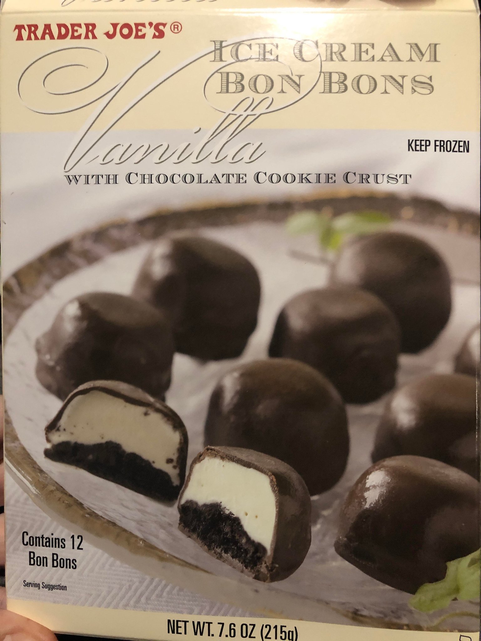 Trader Joe's Ice Cream Bon Bons