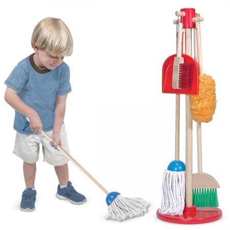 Melissa & Doug Let's Play House! Dust, Sweep, and Mop Set for Kids