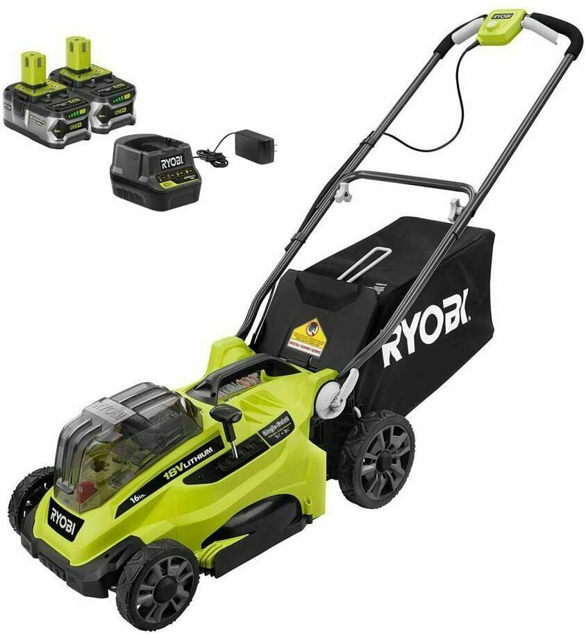 Ryobi 18V ONE+ HP 16” CORDLESS LAWN MOWER