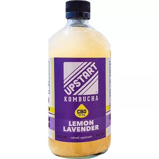 Upstart Kombucha Lemon Lavender Cbd