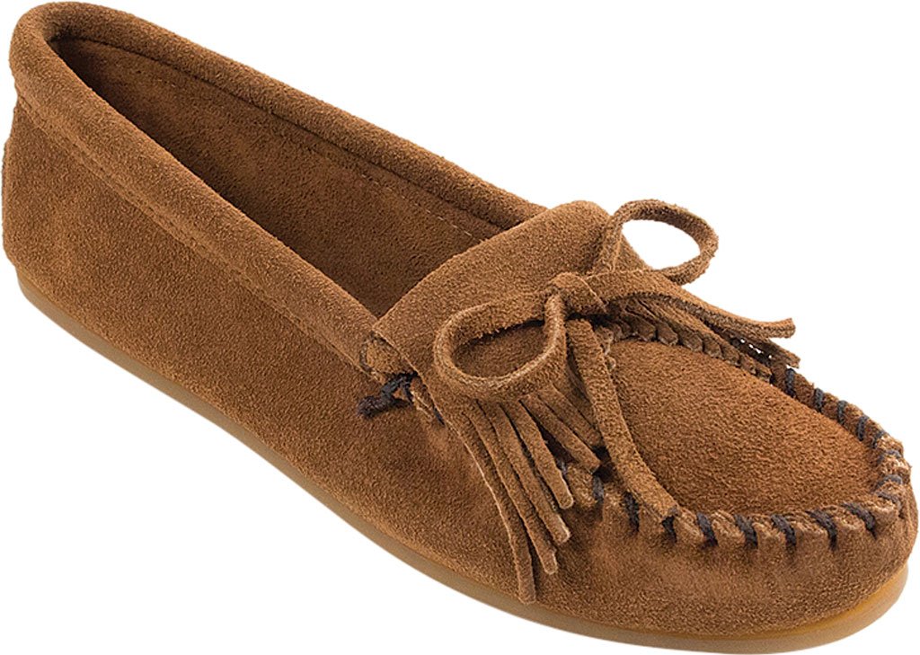 Minnetonka Kilty Hardsole Moccasins