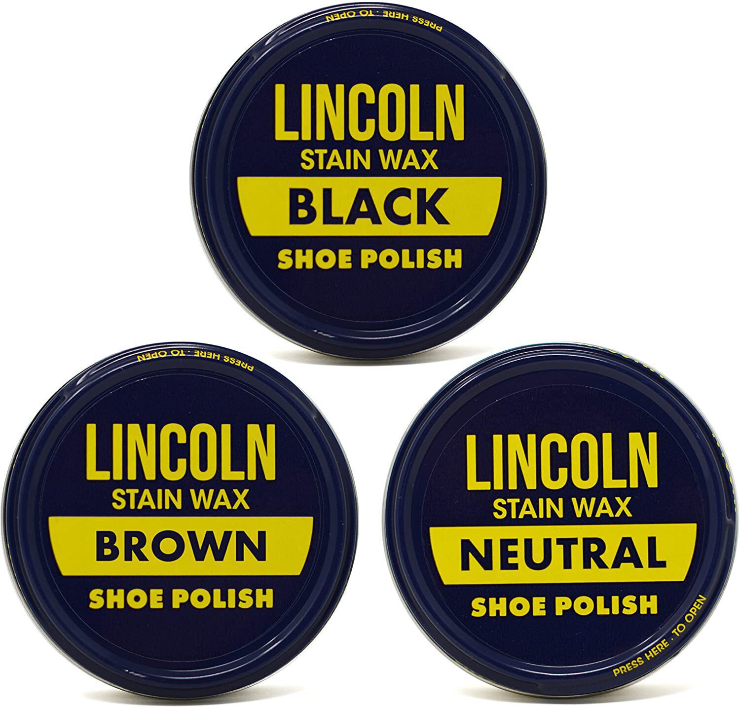 Lincoln Stain Wax Shoe Polish