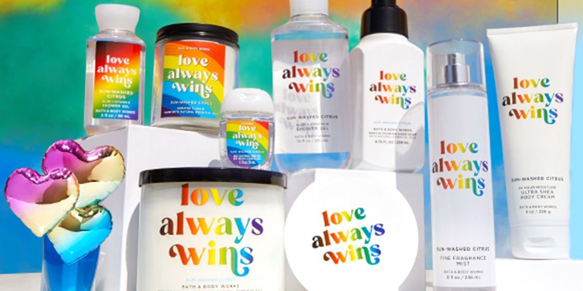 Love Always Wins Collection From Bath and Body Works