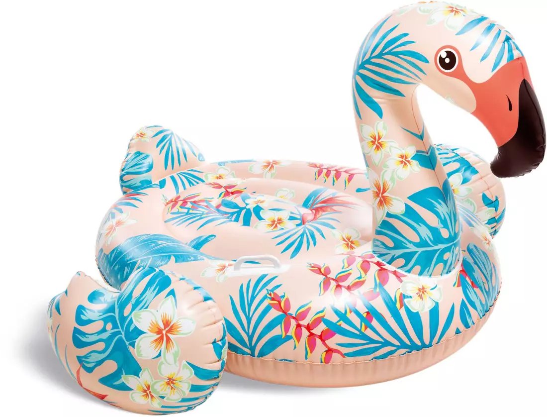 INTEX Tropical Flamingo Ride-On Inflatable Pool Float