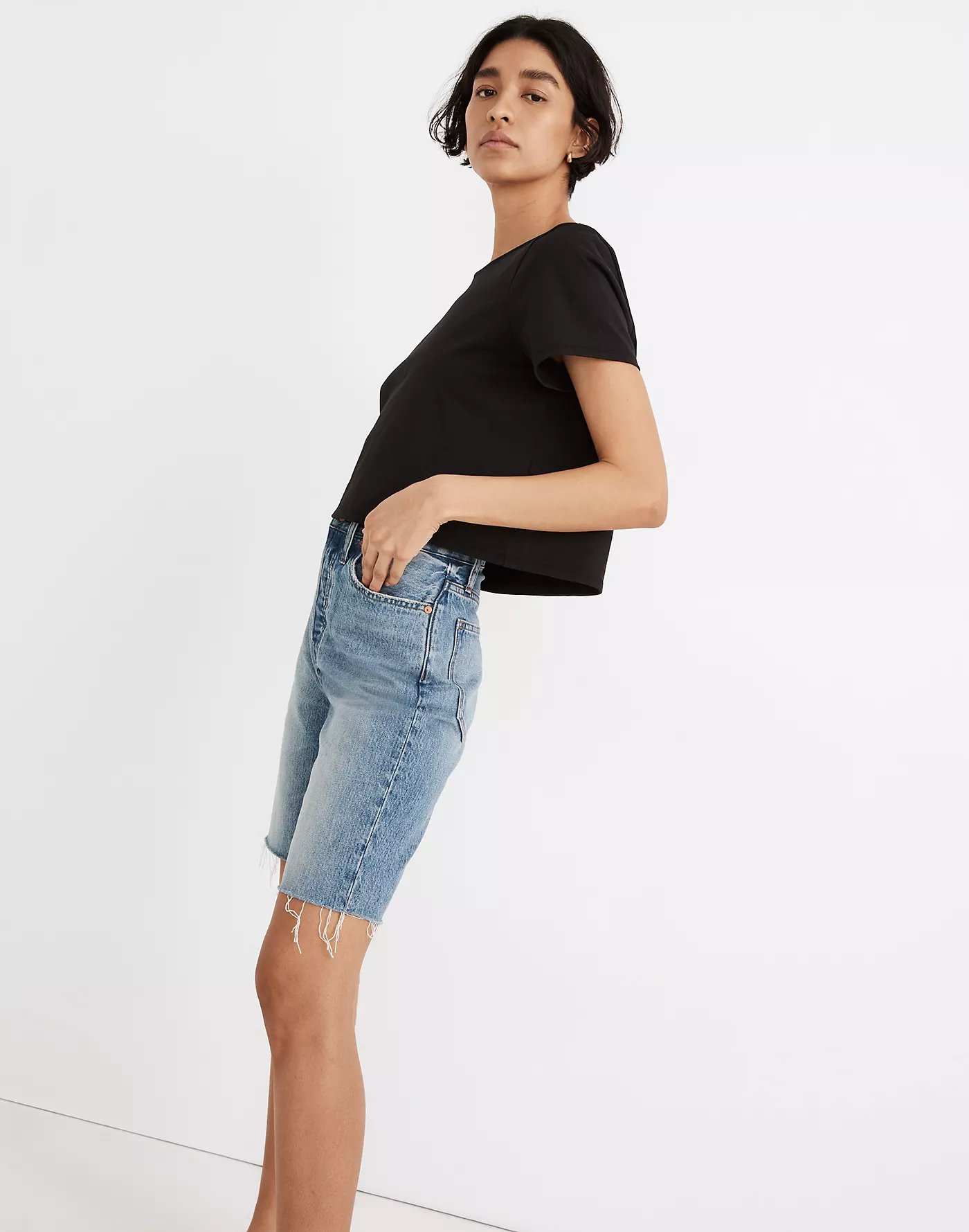 Madewell High-Rise Jean Shorts