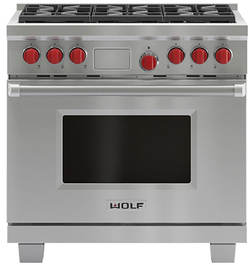 Wolf DF366 36-Inch Dual Fuel Range