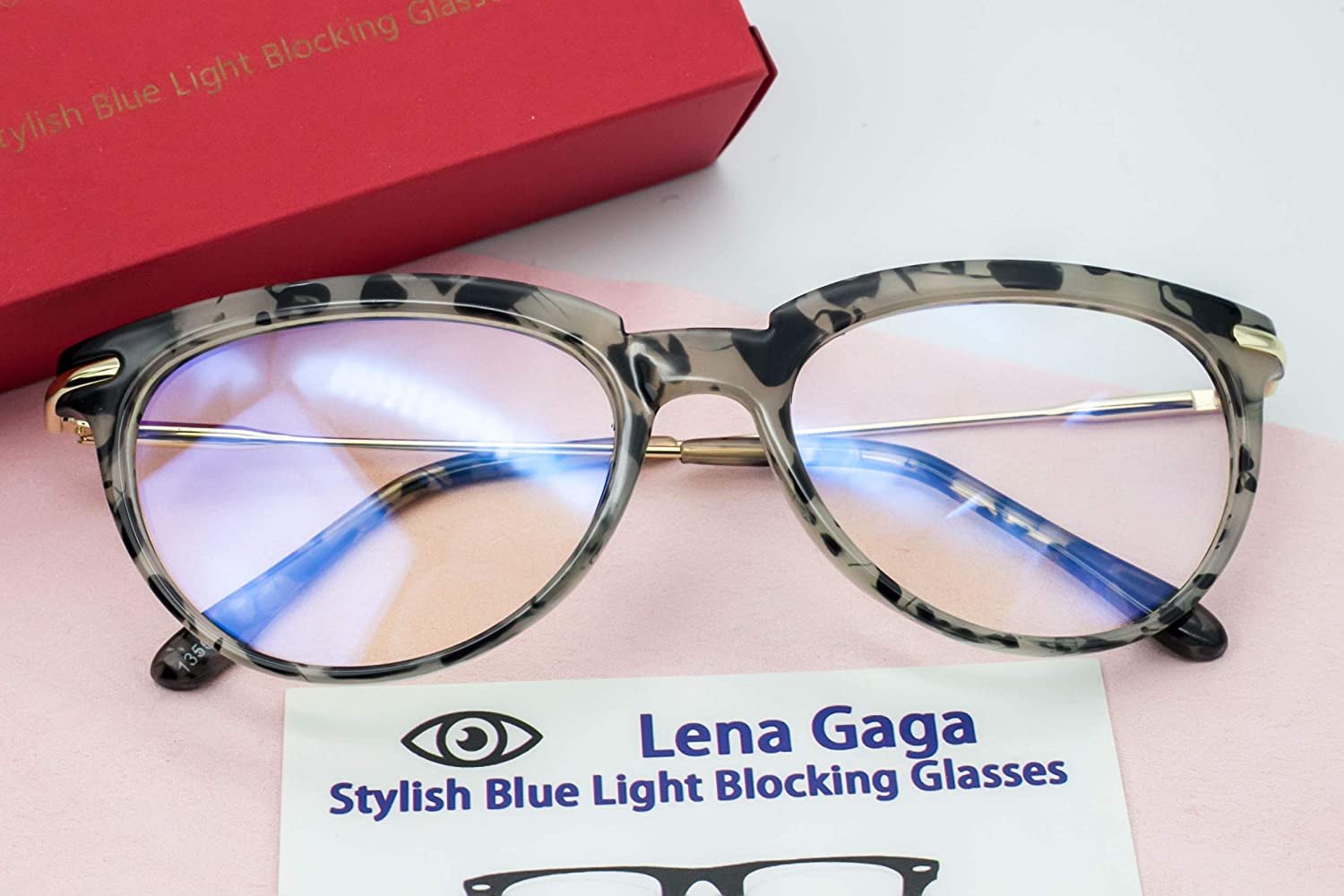 Lena Gaga Blue Light Blocking Glasses.