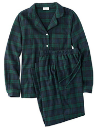 L.L.Bean Women's Scotch Plaid Flannel Pajamas